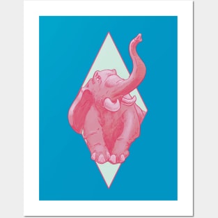 Baby elephant Posters and Art